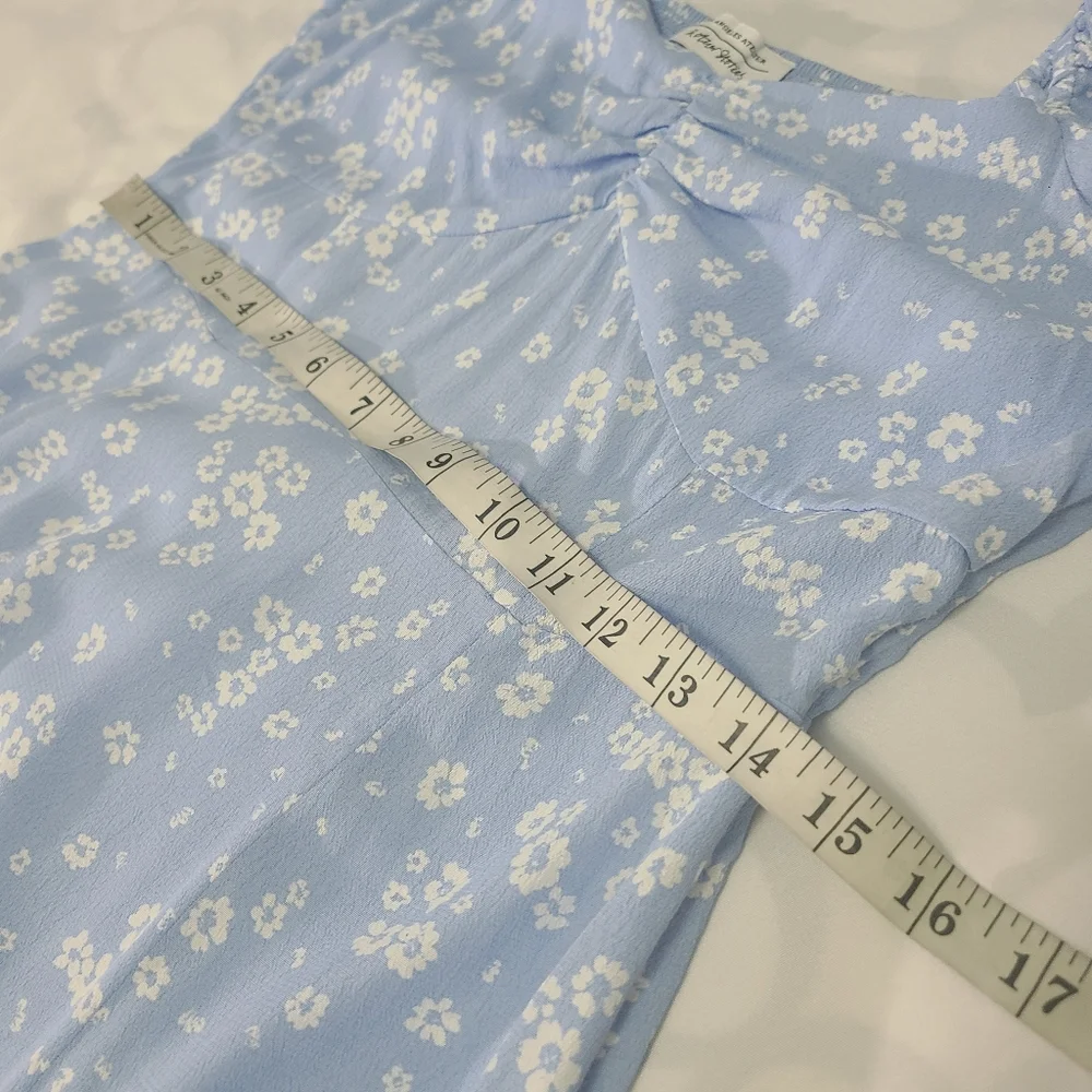 & Other Stories Blue Floral Maxi‎ Dress Size 6